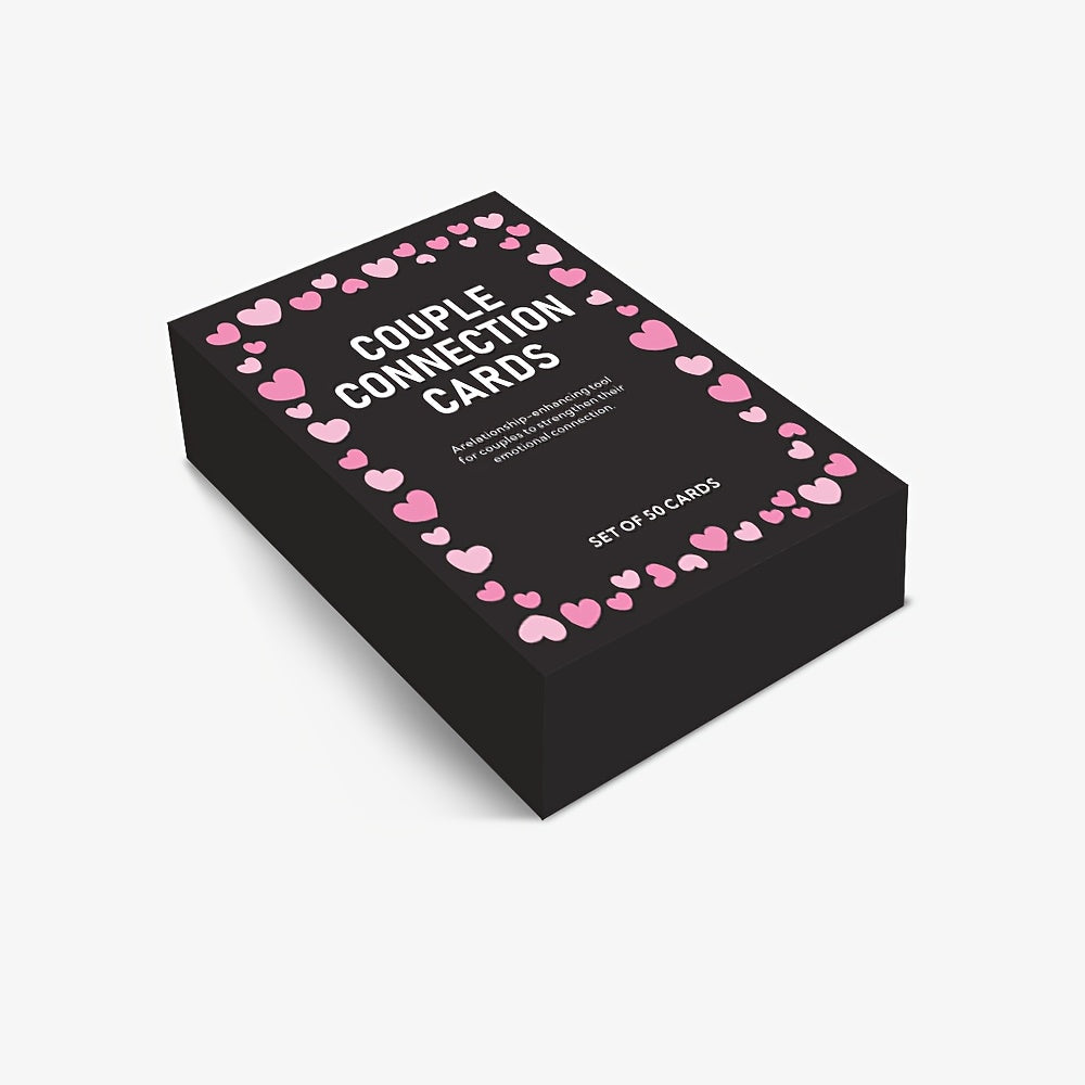 1pc Couple Interaction Card Game Conversation Card Game for Enhancing Intimacy Between Partners Suitable for Date Nights