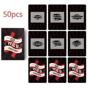 50pcs Intimate Moments Card Games for Couples