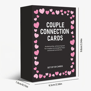 1pc Couple Interaction Card Game Conversation Card Game for Enhancing Intimacy Between Partners Suitable for Date Nights