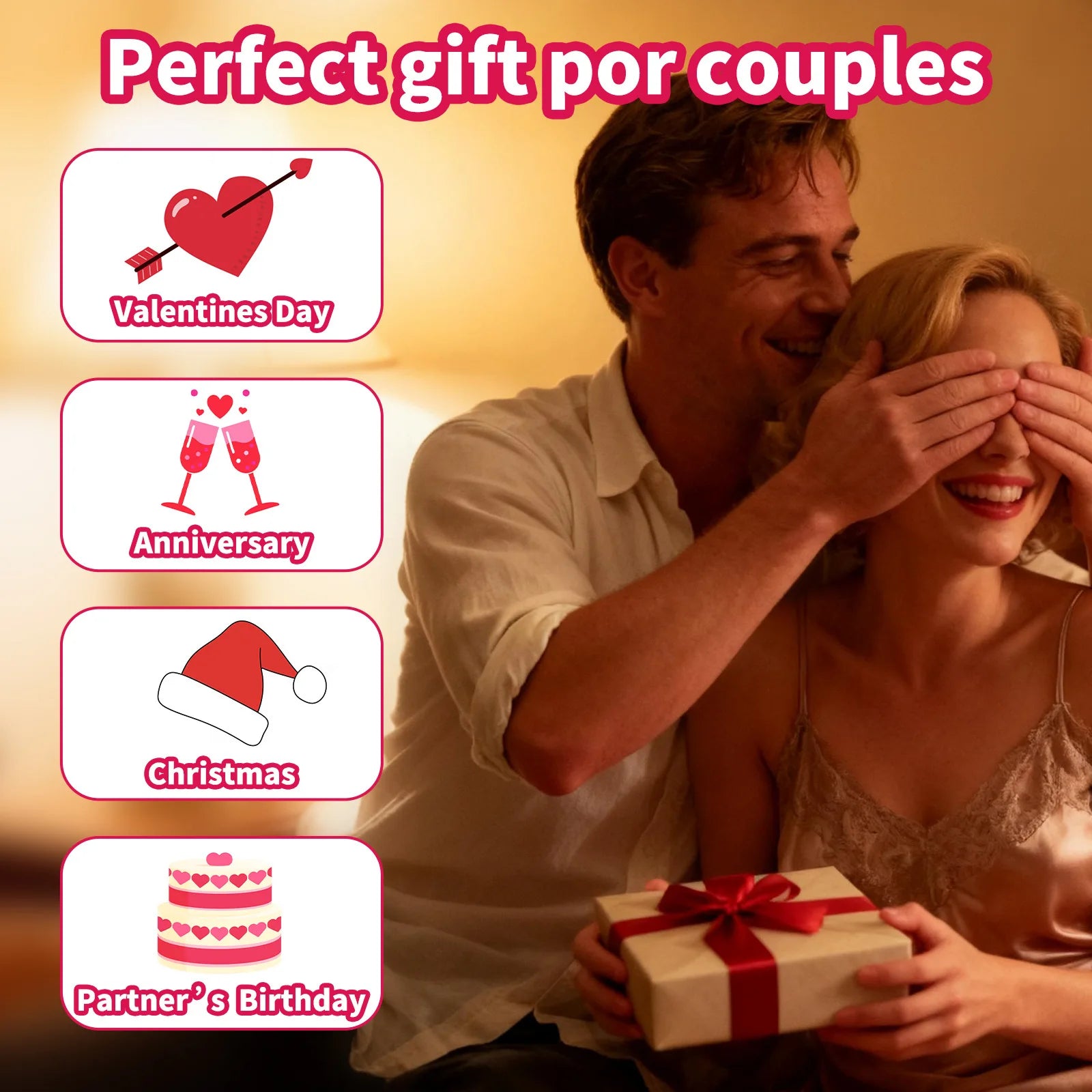 50PCS Card Couples Game Set, 8.9x6.4cm Challenge Cards, Perfect for Date Nights, Bedroom Fun, and Adult Parties