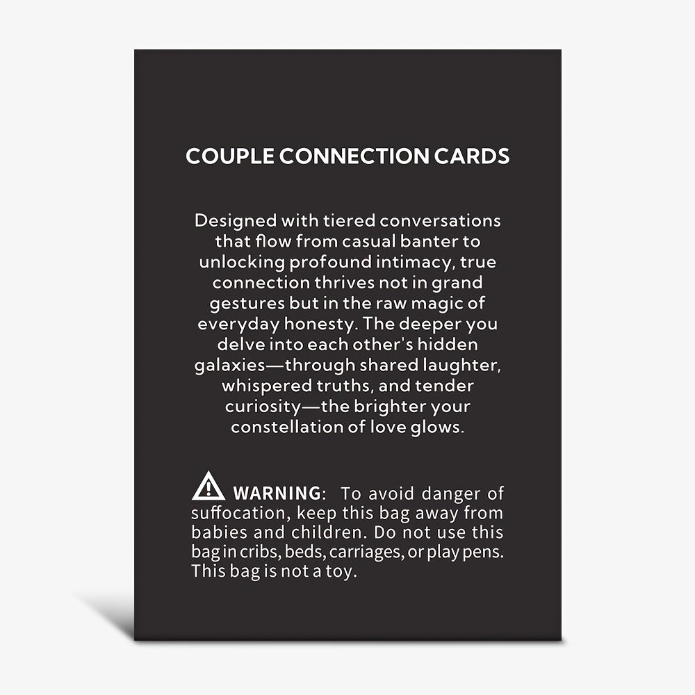 1pc Couple Interaction Card Game Conversation Card Game for Enhancing Intimacy Between Partners Suitable for Date Nights